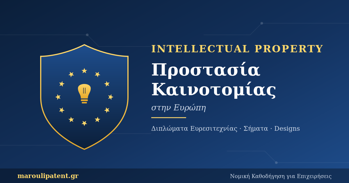 Η νέα εποχή για τα Σχέδια και Υποδείγματα στην ΕΕ: Τι αλλάζει την 1η Ιουλίου 2026 και γιατί αφορά κάθε επιχείρηση